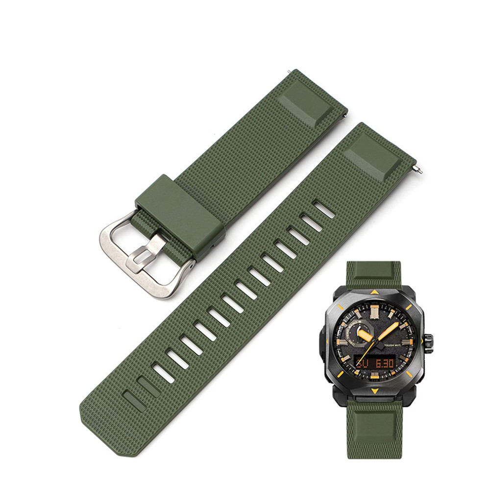 Ремінець для Casio Pro Trek PRW-6900Y Army Green SI