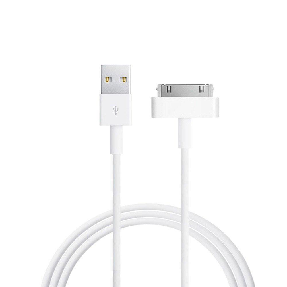 Кабель без упаковки для iPhone USB to 30pin 1m white
