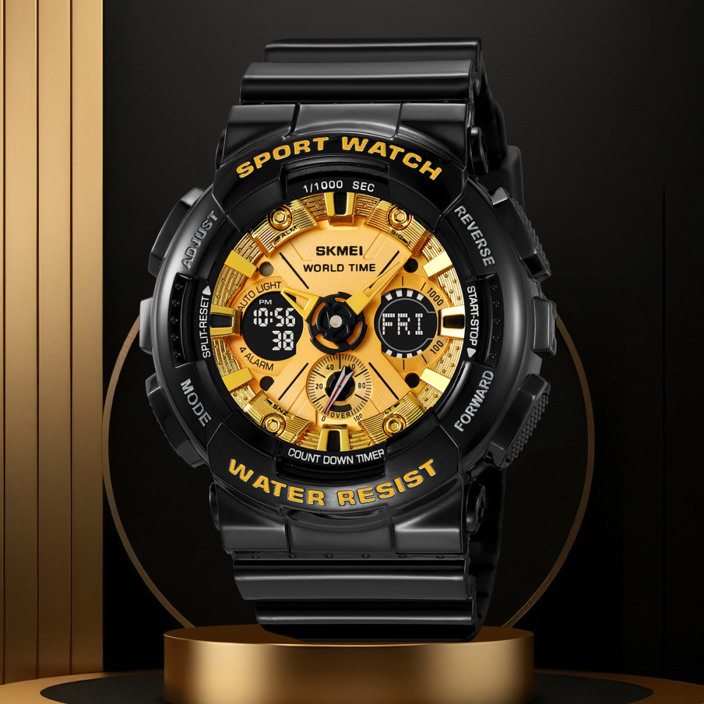 Skmei 2118BKGD Black-Gold