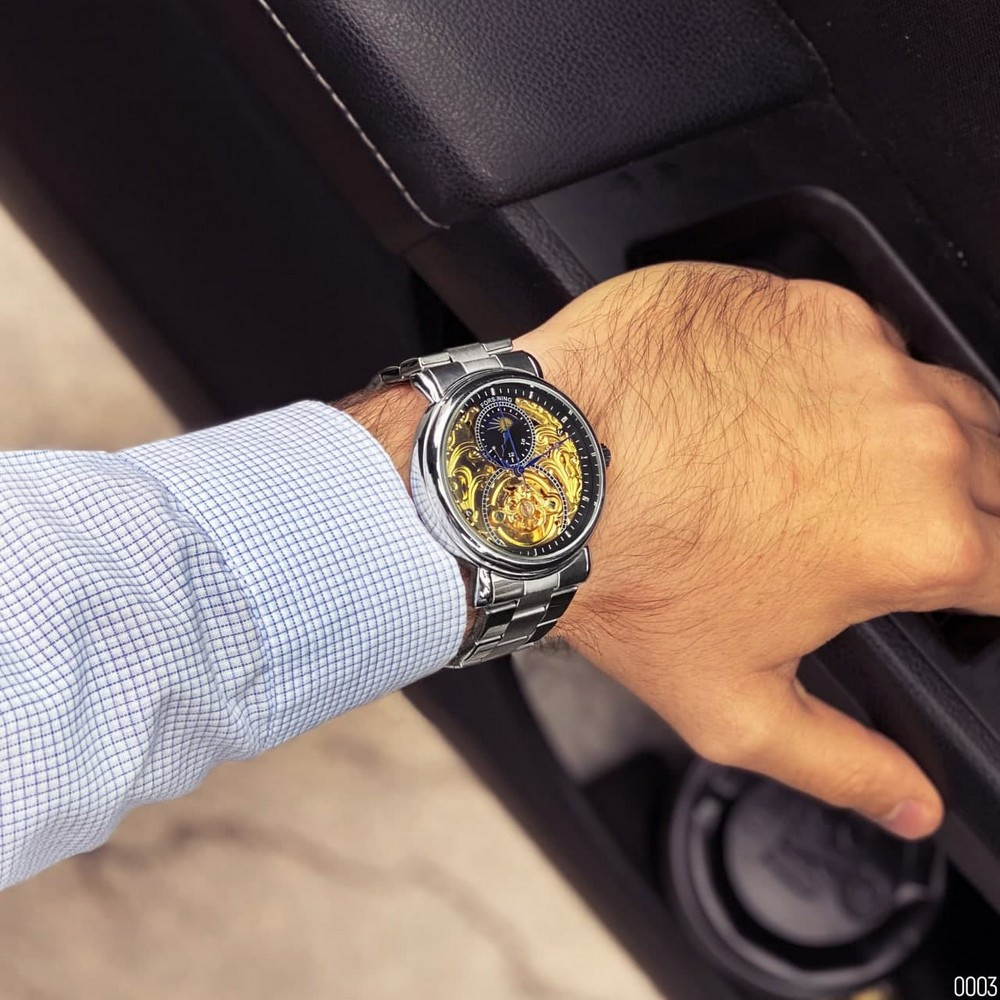 Forsining 8177 Silver-Gold