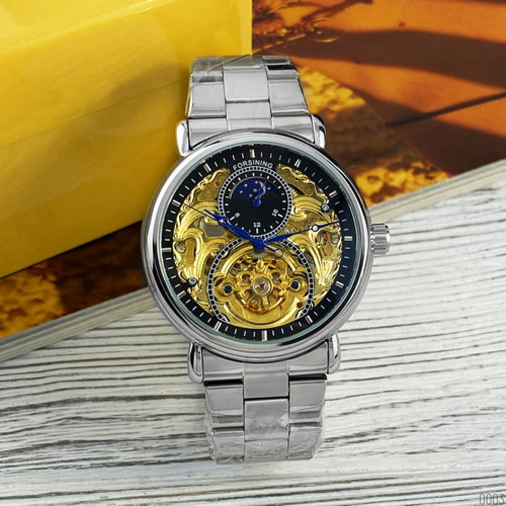Forsining 8177 Silver-Gold