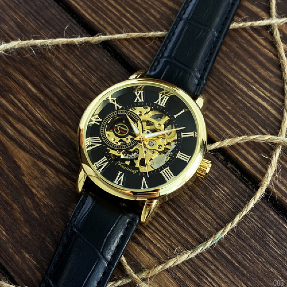 Forsining 8099 Black-Gold-Black