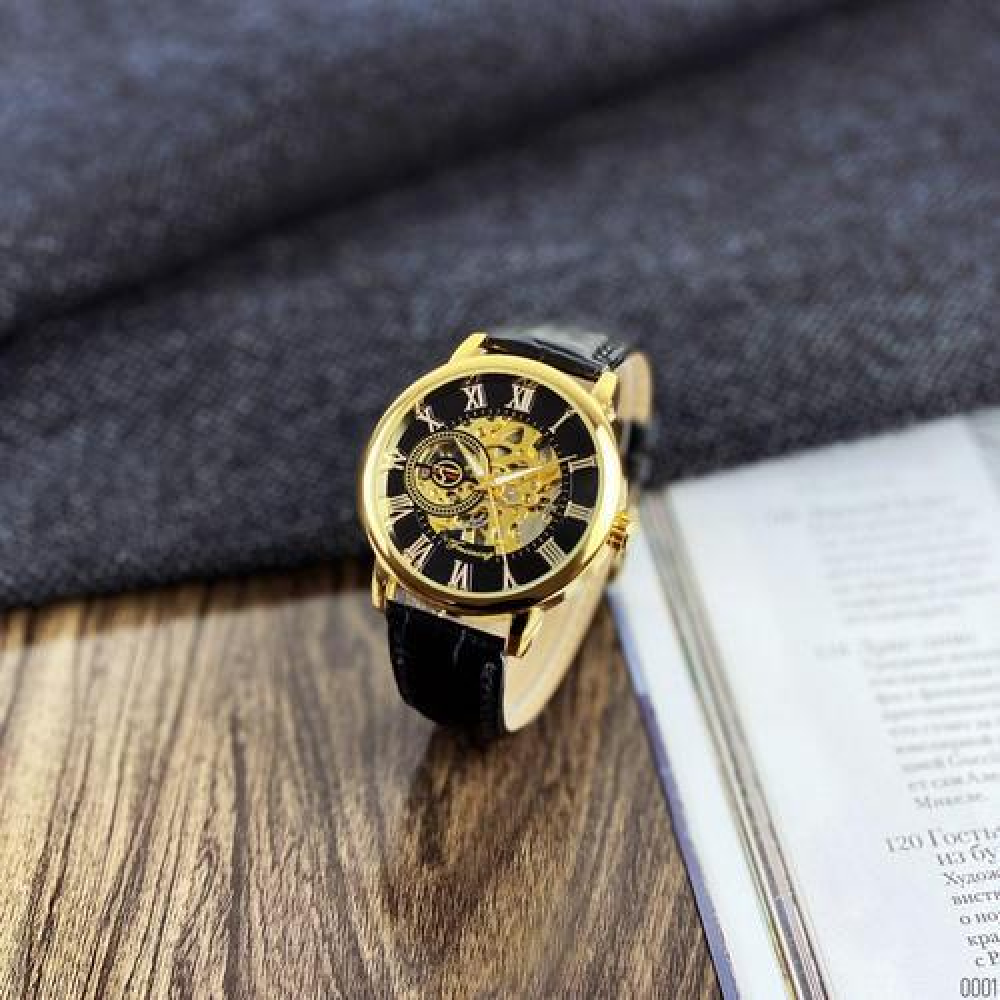 Forsining 8099 Black-Gold-Black