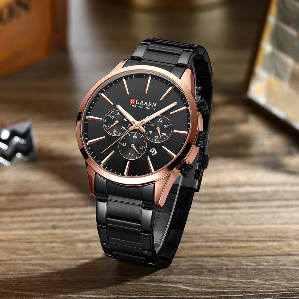 Curren 8435 Gold-Black