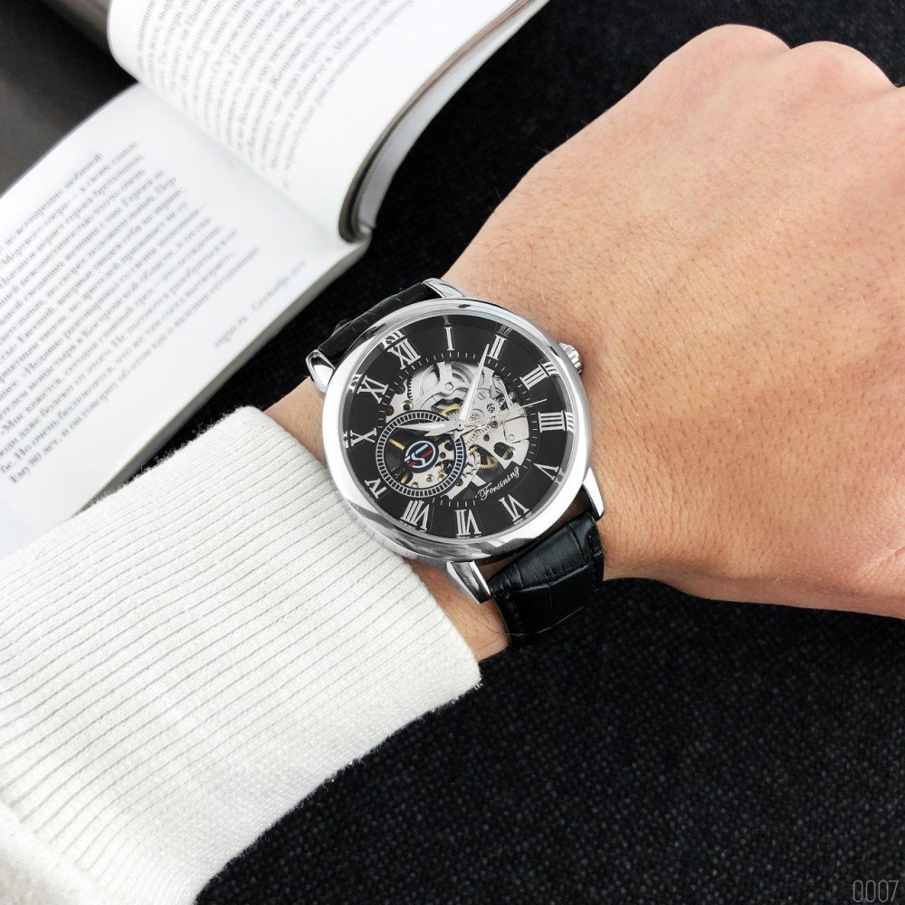 Forsining 8099 Black-Silver-Black