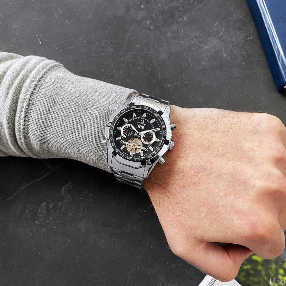 Forsining 340 Silver-Black