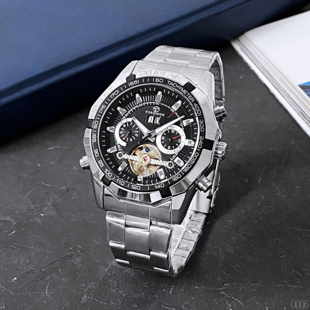 Forsining 340 Silver-Black
