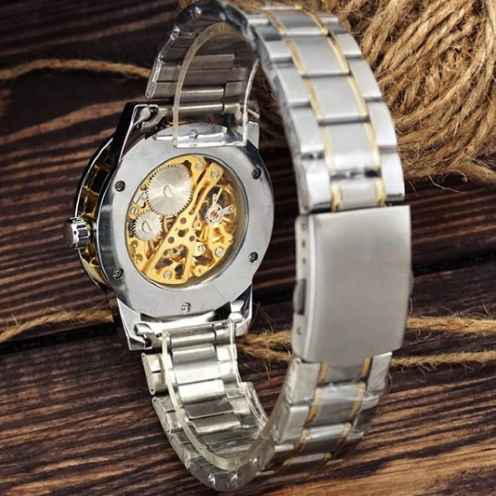 Winner 8012 Automatic Silver-Black-Gold