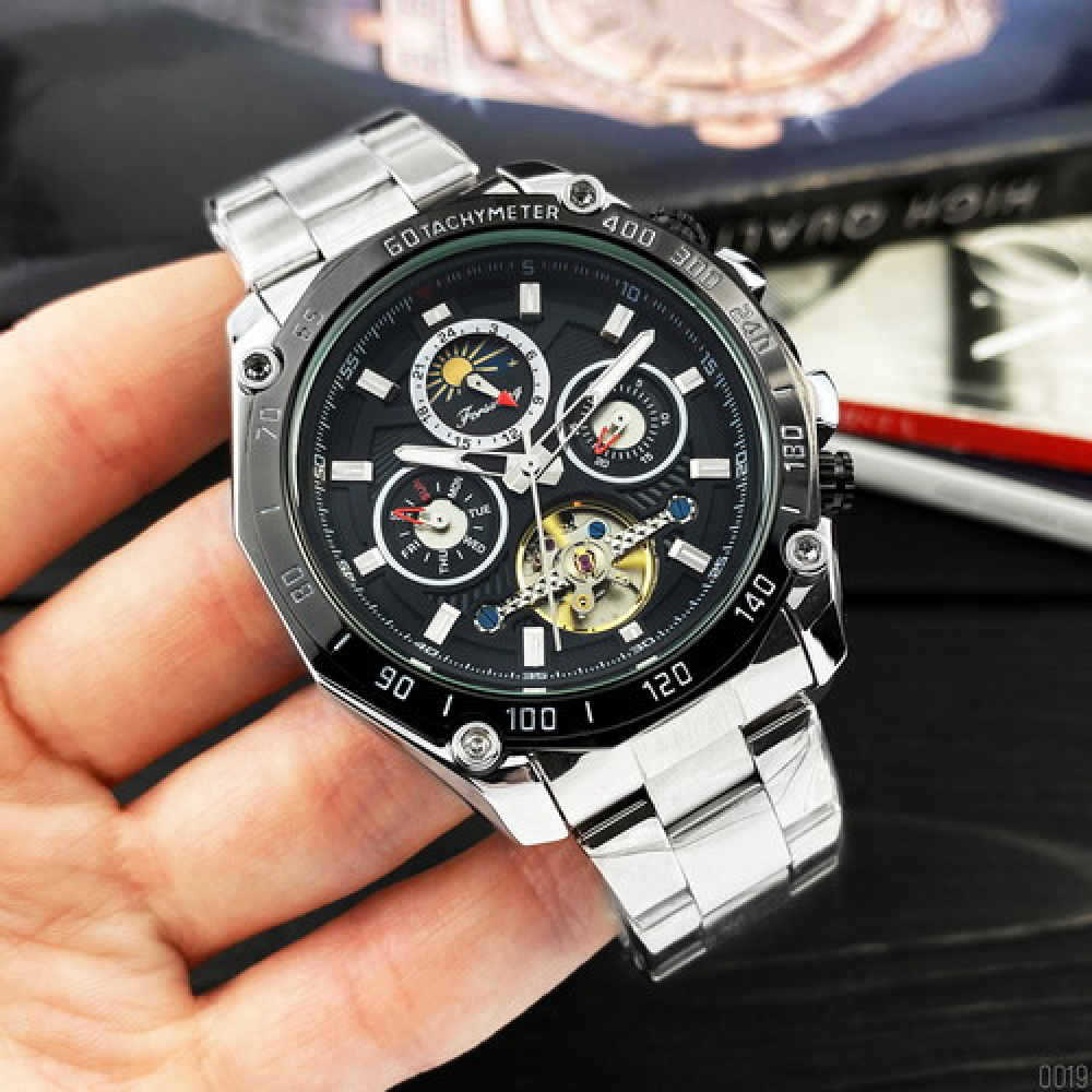 Forsining 6913 Silver-Black