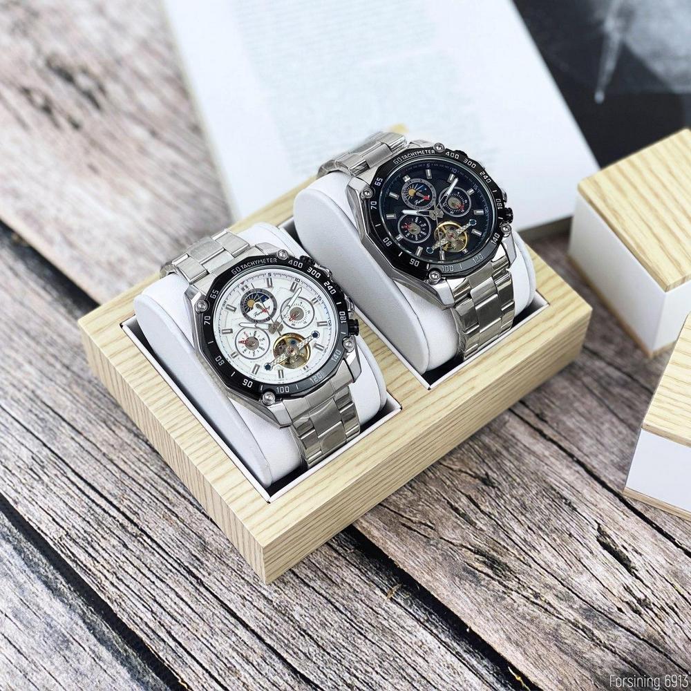 Forsining 6913 Silver-White-Black