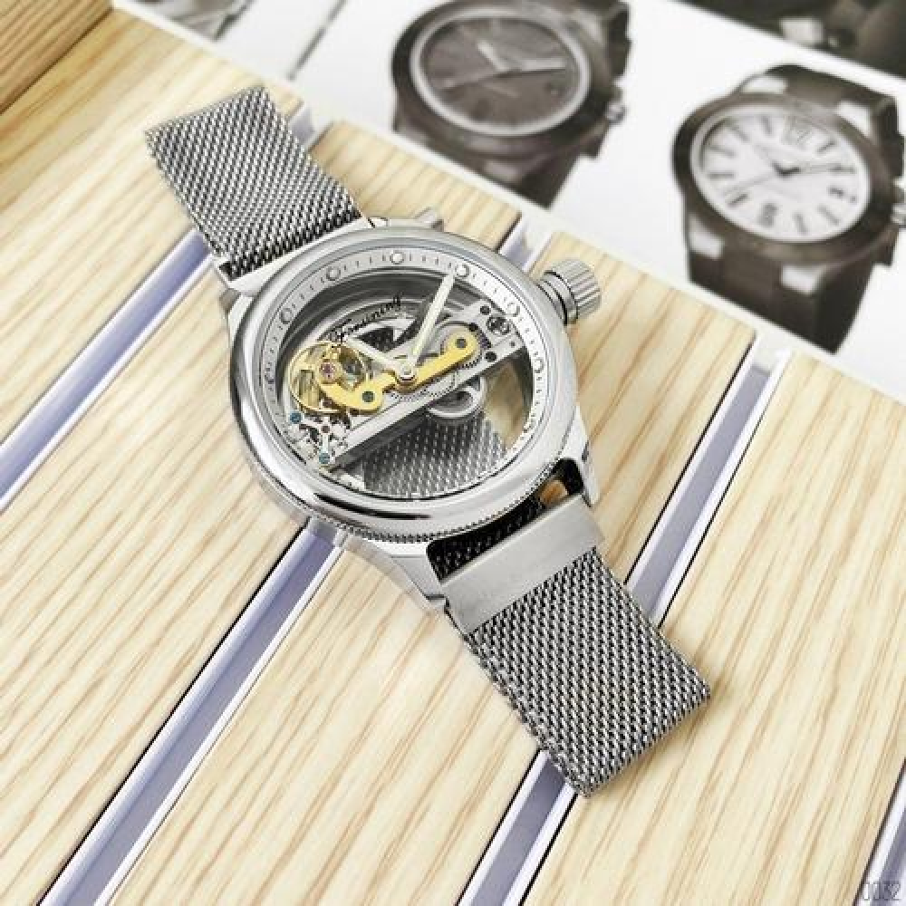 Forsining 9418 All Silver Diamonds
