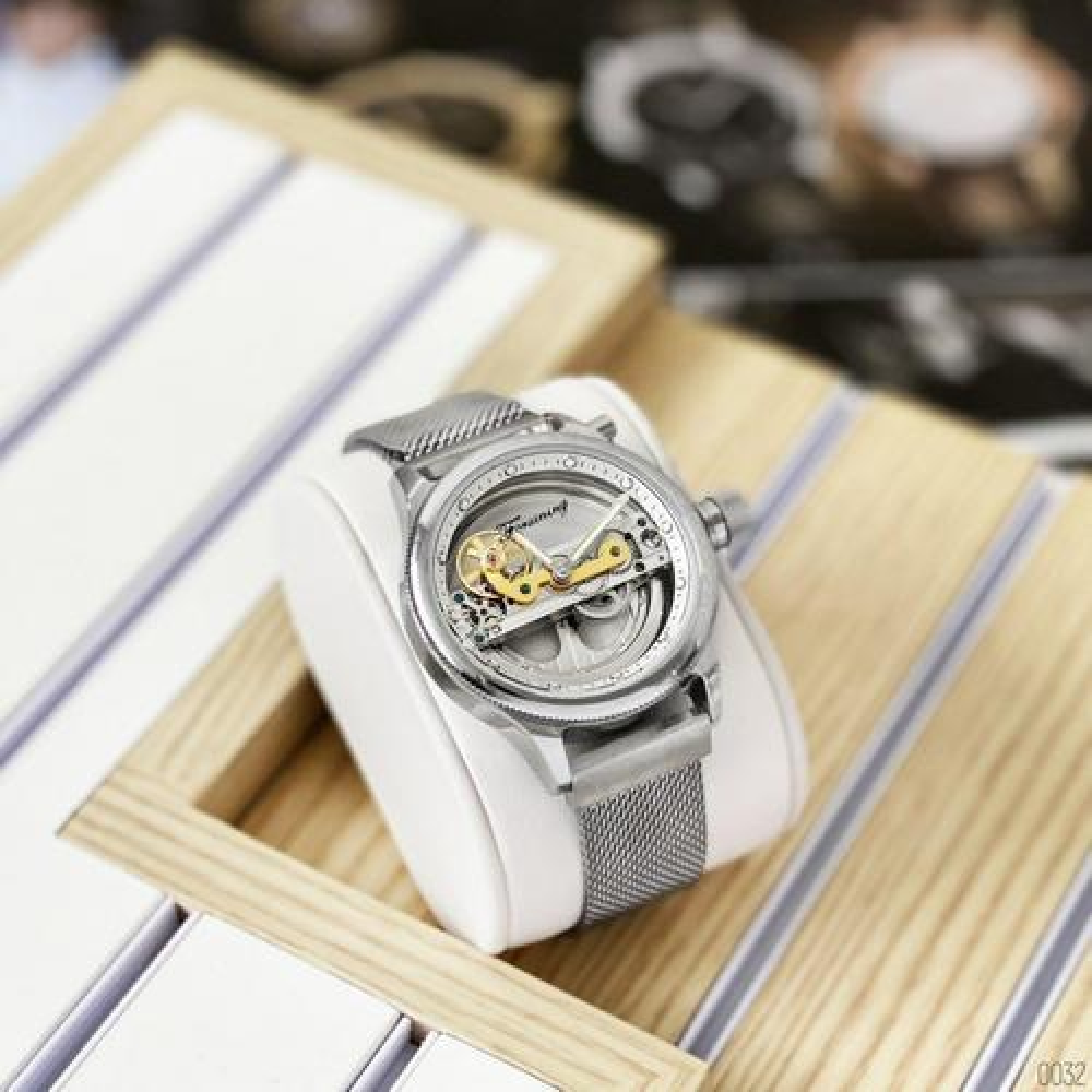Forsining 9418 All Silver Diamonds