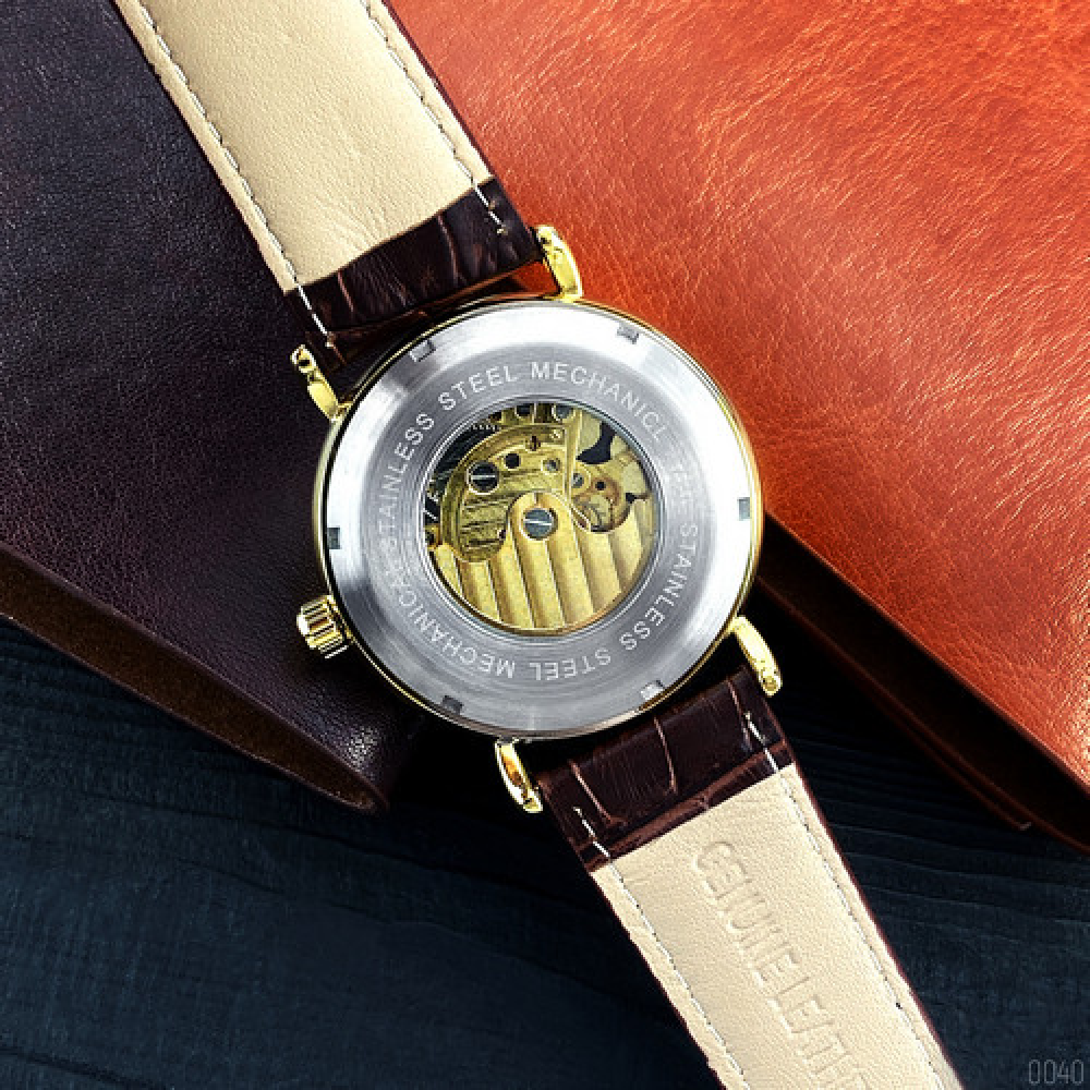Forsining 8177 Gold-Brown