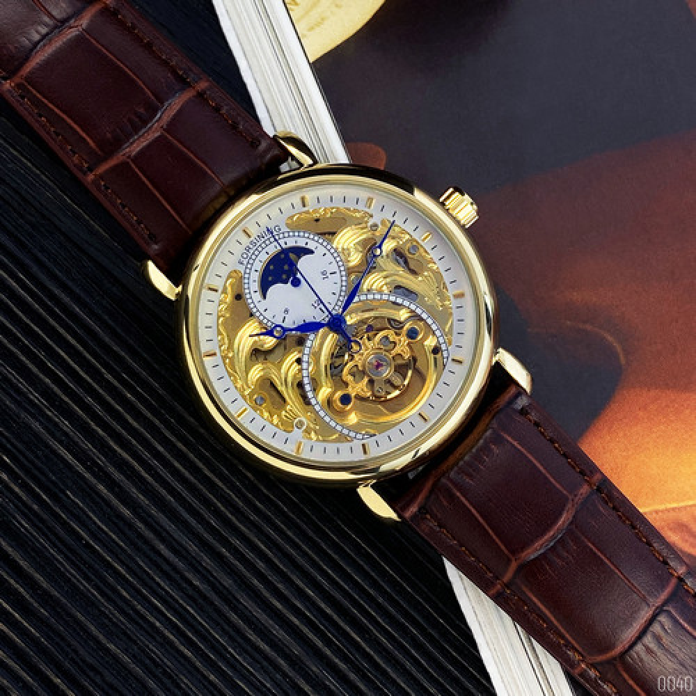 Forsining 8177 Gold-Brown