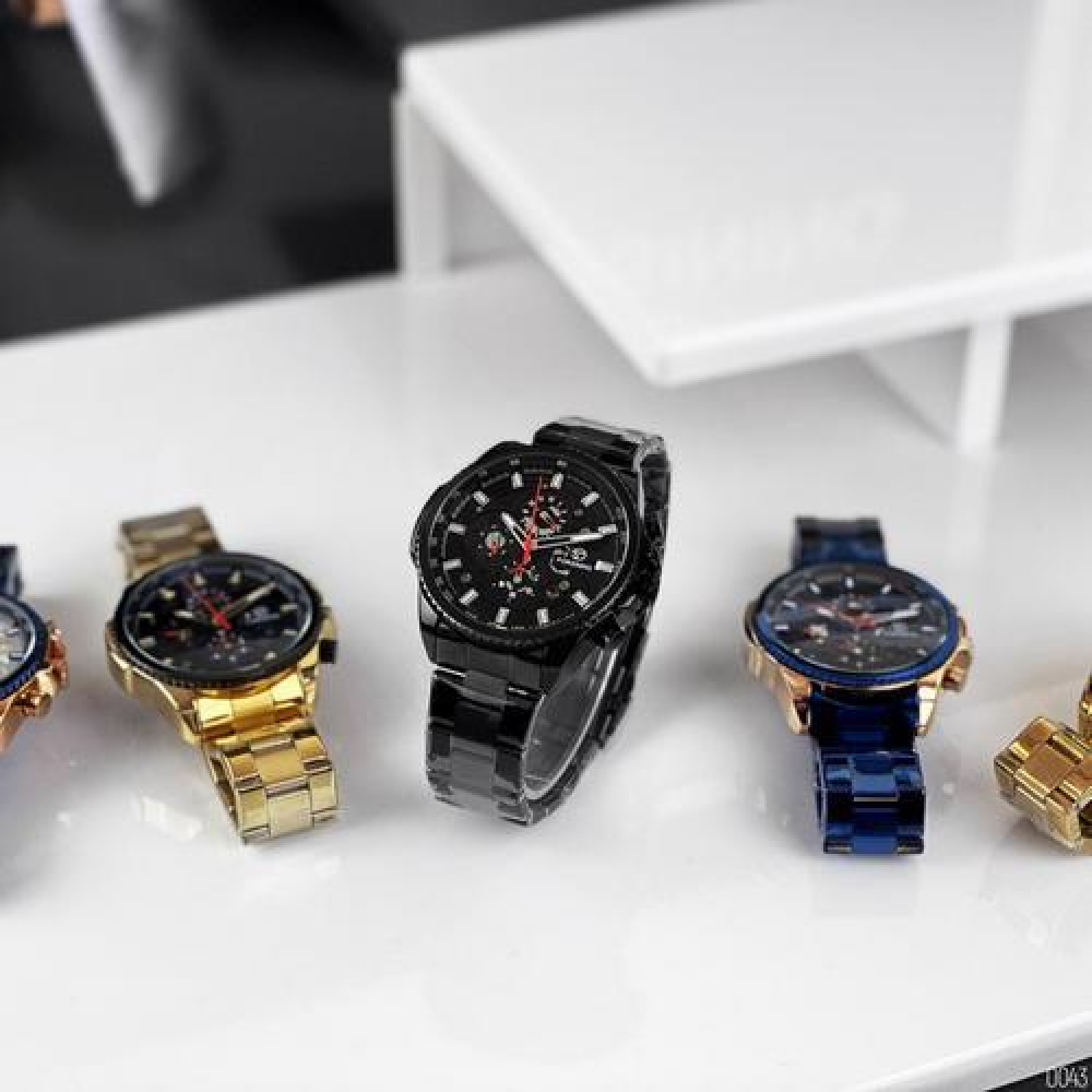 Forsining 6909 All Black-Red