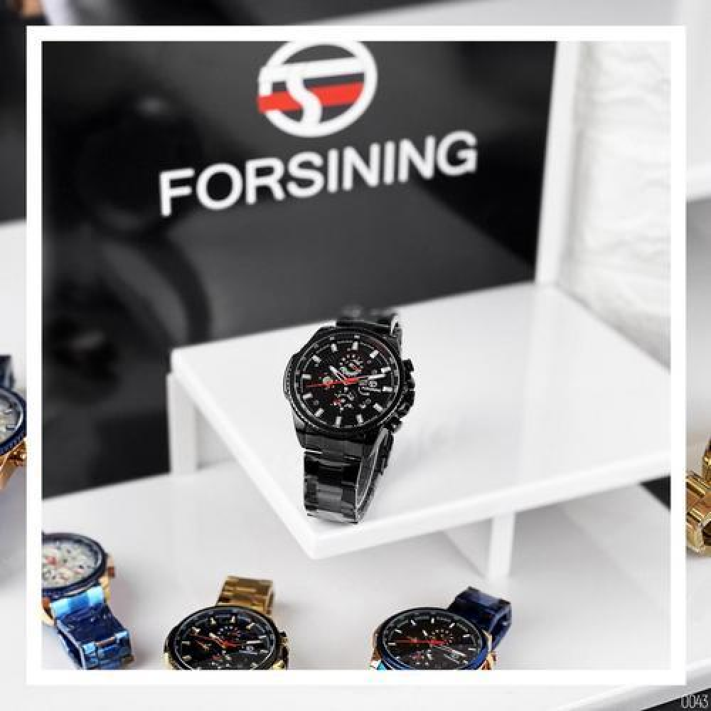 Forsining 6909 All Black-Red