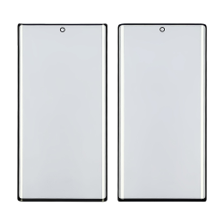 Стекло тачскрина с OCA плёнкой для Samsung N970 Galaxy Note 10 чёрное с олеофобным покрытием, закалённое HC