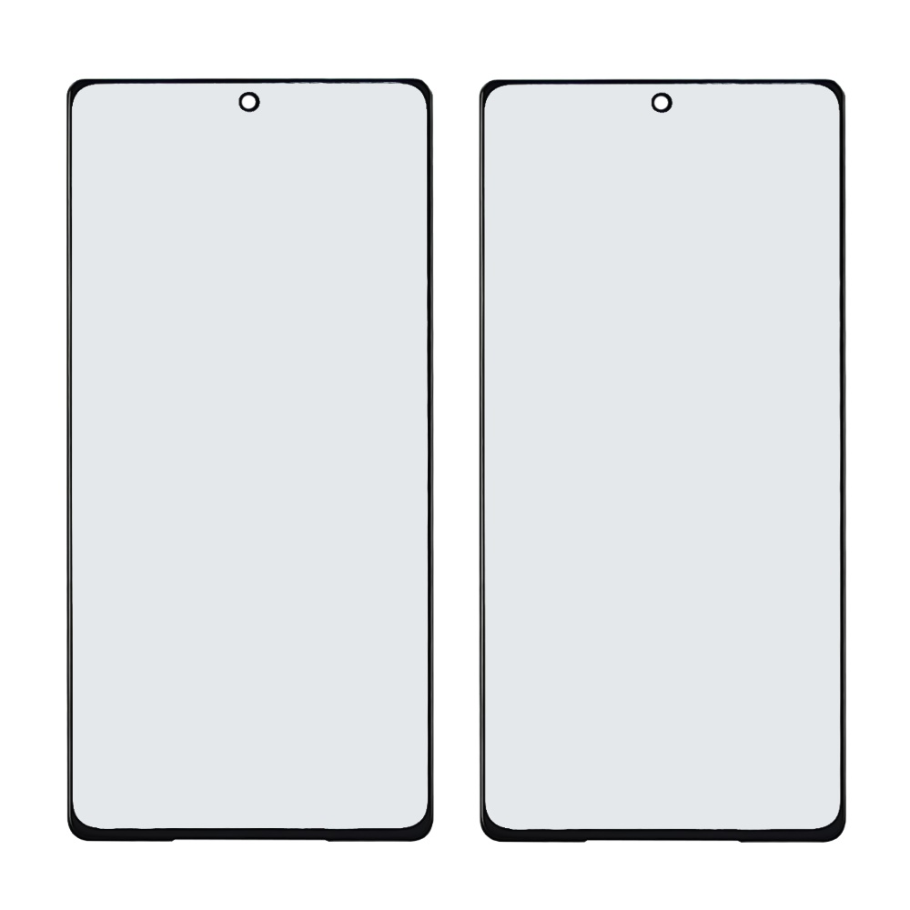 Стекло тачскрина с OCA плёнкой для Samsung N981 Galaxy Note 20 чёрное с олеофобным покрытием, закалённое HC
