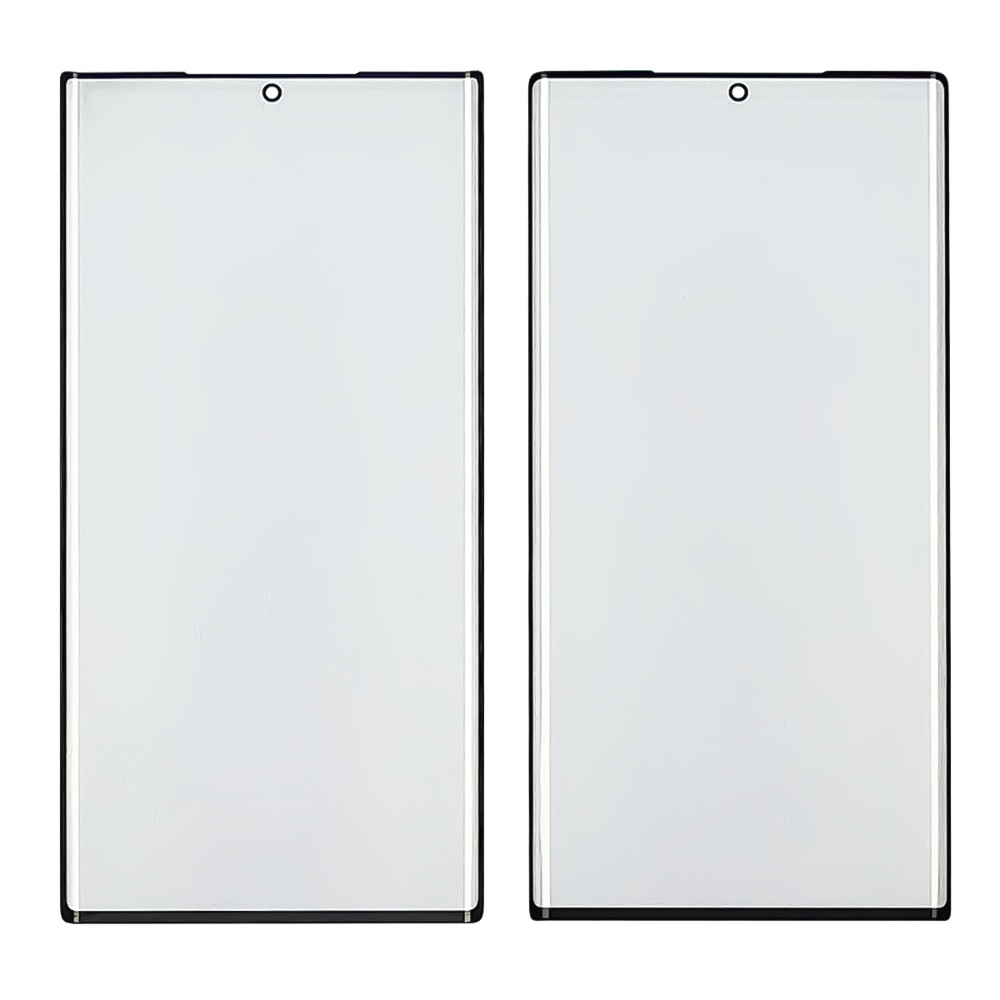 Стекло тачскрина с OCA плёнкой для Samsung N985 Galaxy Note 20 Ultra чёрное с олеофобным покрытием, закалённое HC