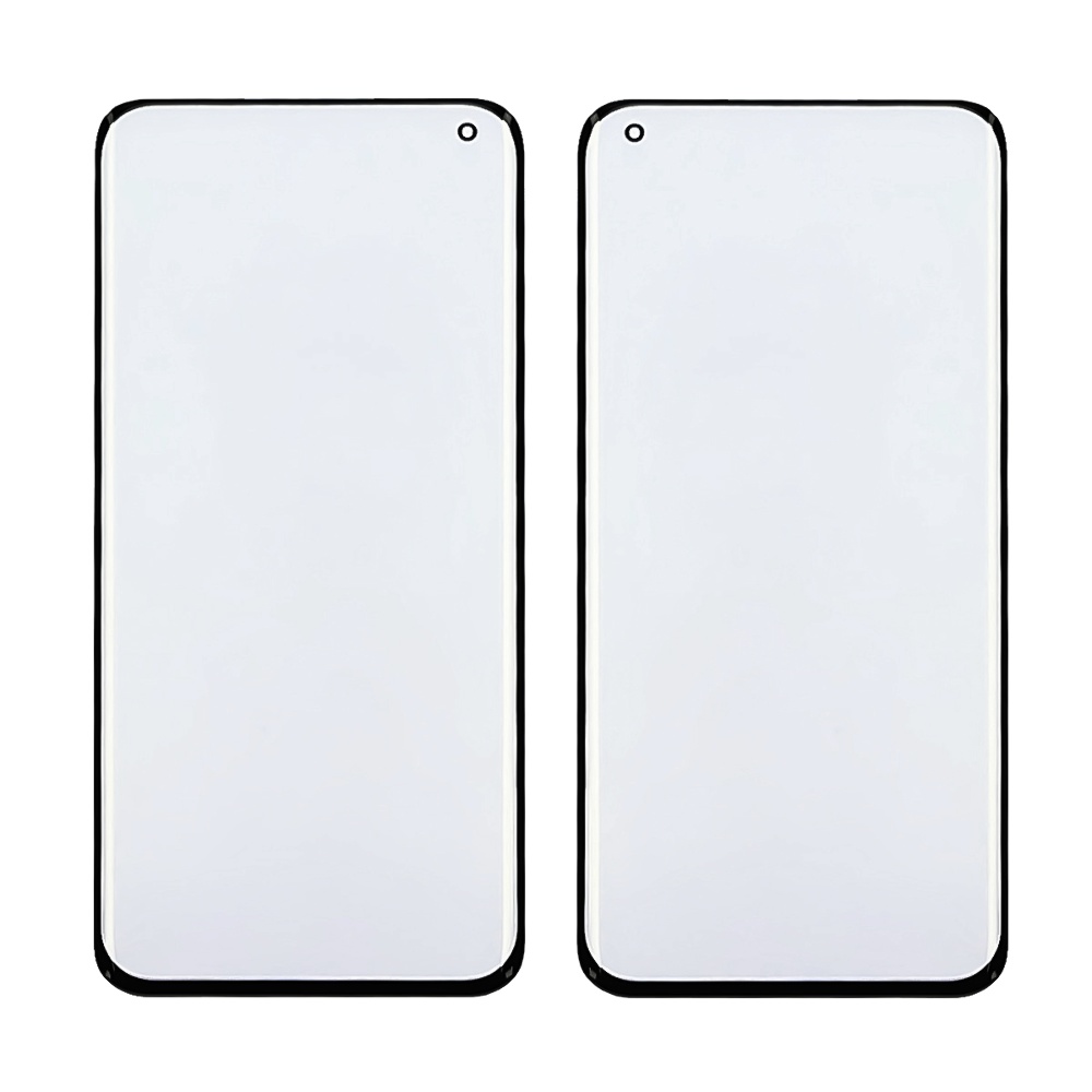 Стекло тачскрина с OCA плёнкой для Xiaomi Mi 11/ Mi 11 Pro/ Mi 11 Ultra чёрное с олеофобным покрытием, закалённое