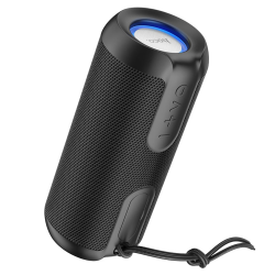 Портативная Bluetooth колонка Hoco BS48 TWS с LED подсветкой black